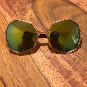 Pink mirrored sunglasses
